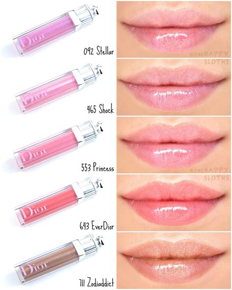 prezzo gloss dior|dior lip gloss color chart.